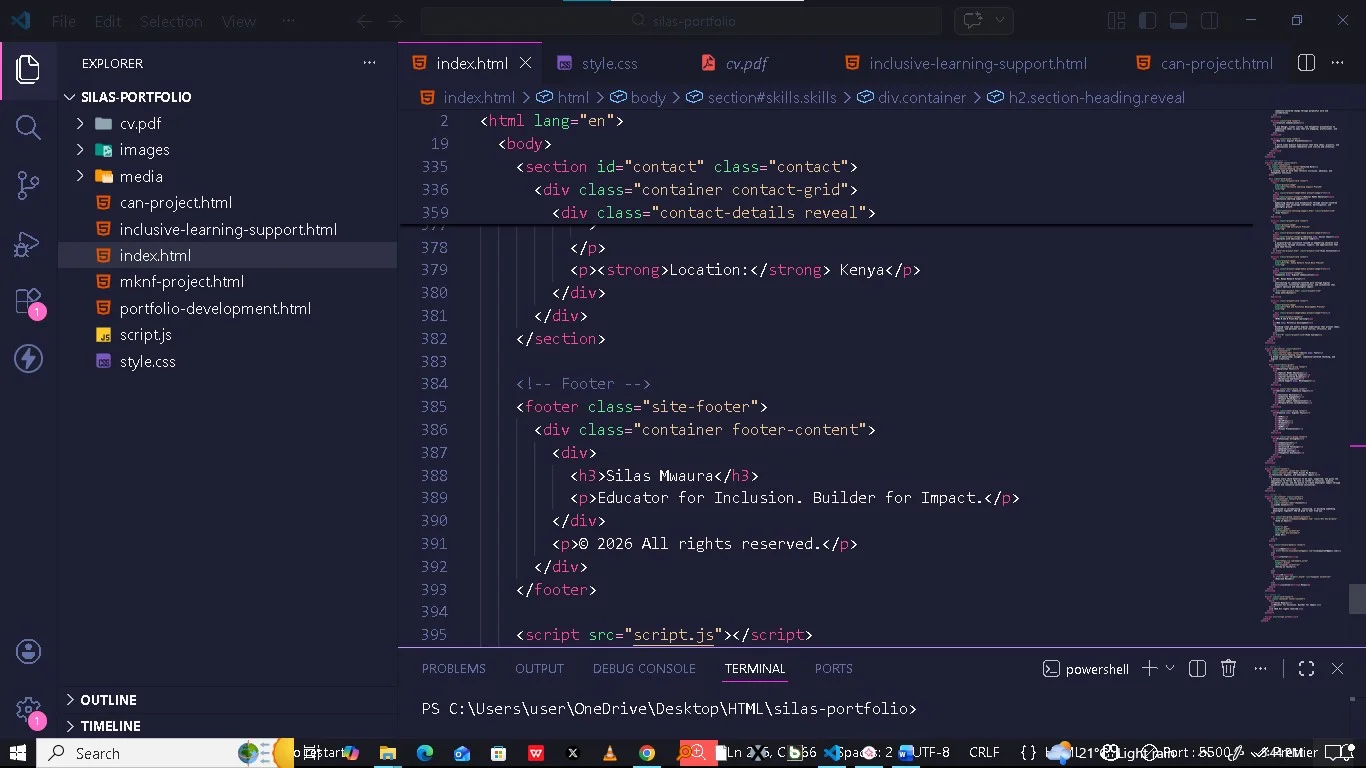 Portfolio screenshot 2